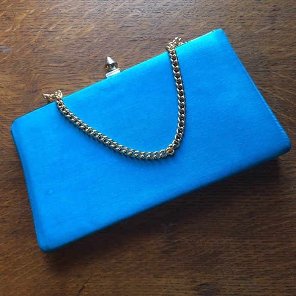 Vaneli Turquoise Handbag / Clutch - Picture 3 of 5